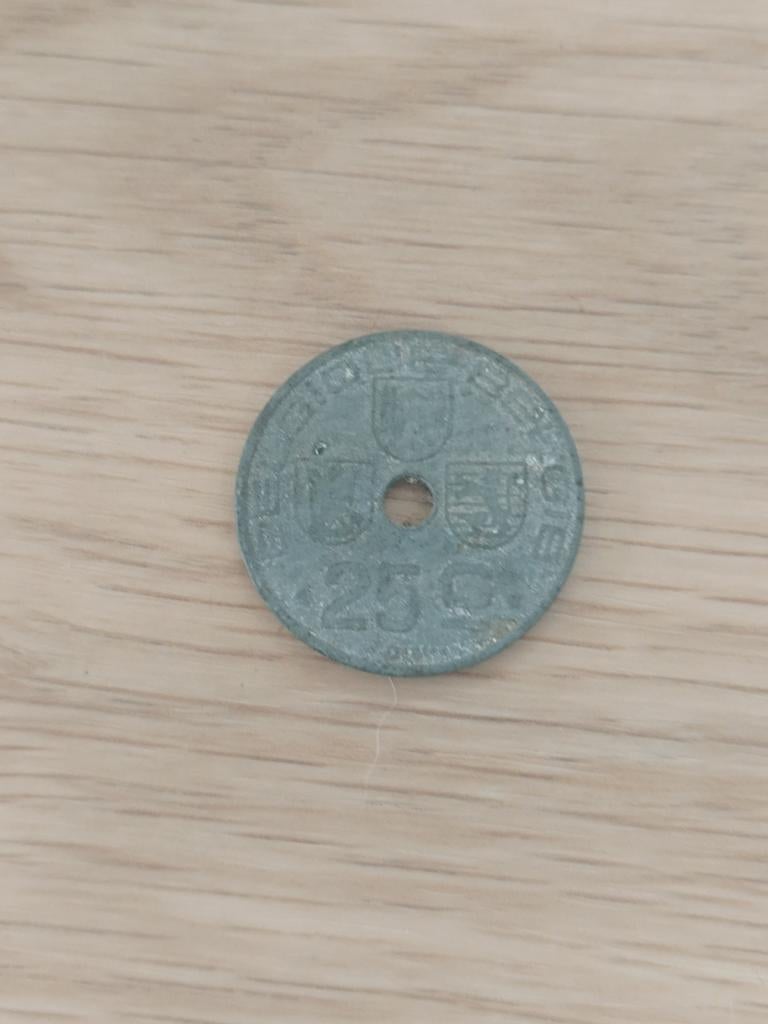 Pièces de monnaie de 25 cent belge de 1946, Enlèvement