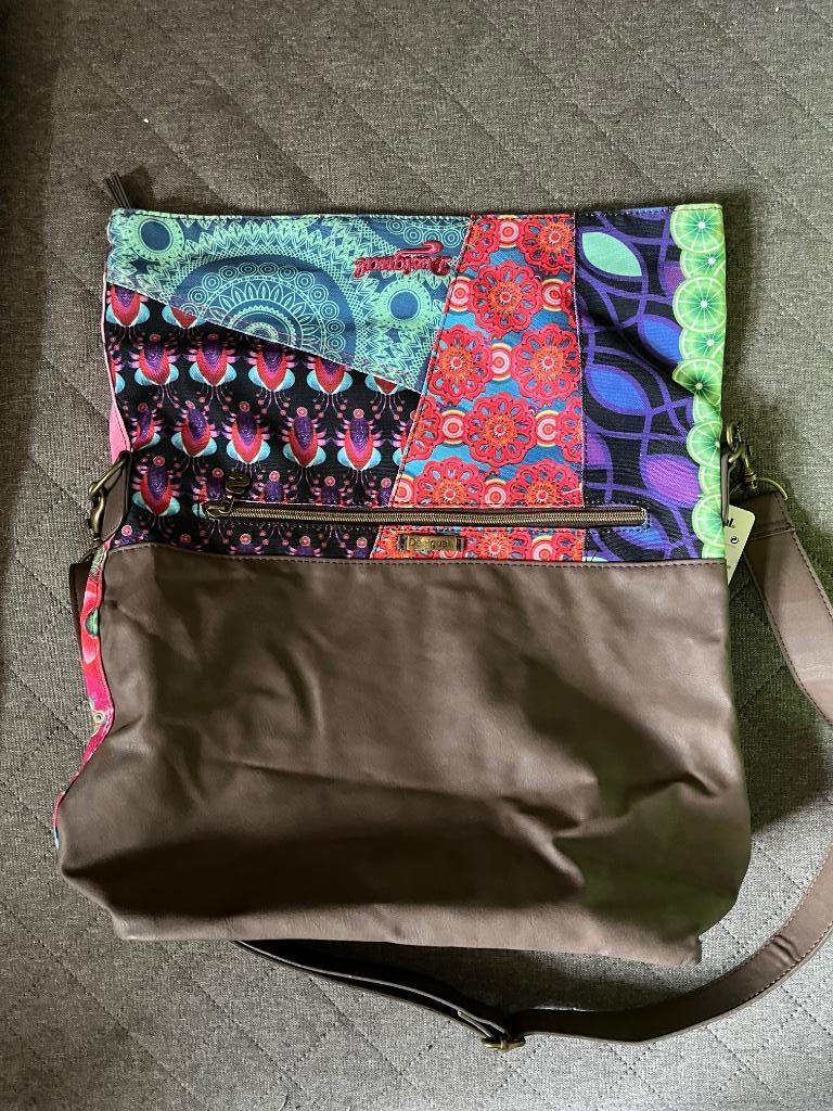Handtas Desigual NIEUW, Enlèvement, Neuf, Brun, Sac à main