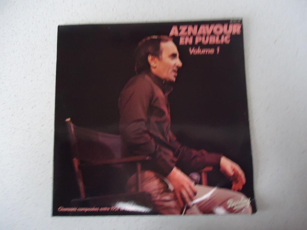Dubbel LP van "Charles Aznavour" Aznavour en Public Volume 1, Enlèvement ou Envoi, Comme neuf, 12 pouces