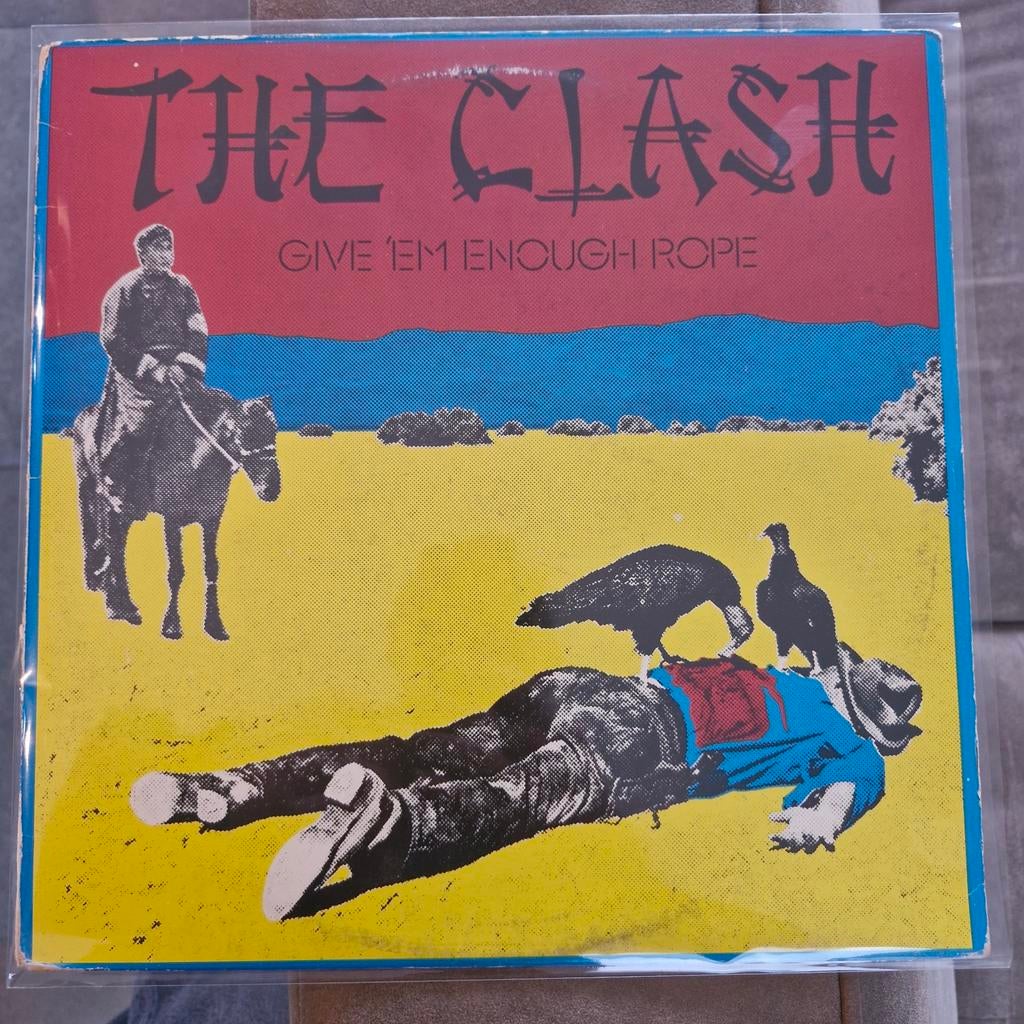 Lp (1978) The Clash "Give ' Em Enough Rope ", Ophalen of Verzenden, Gebruikt, 12 inch