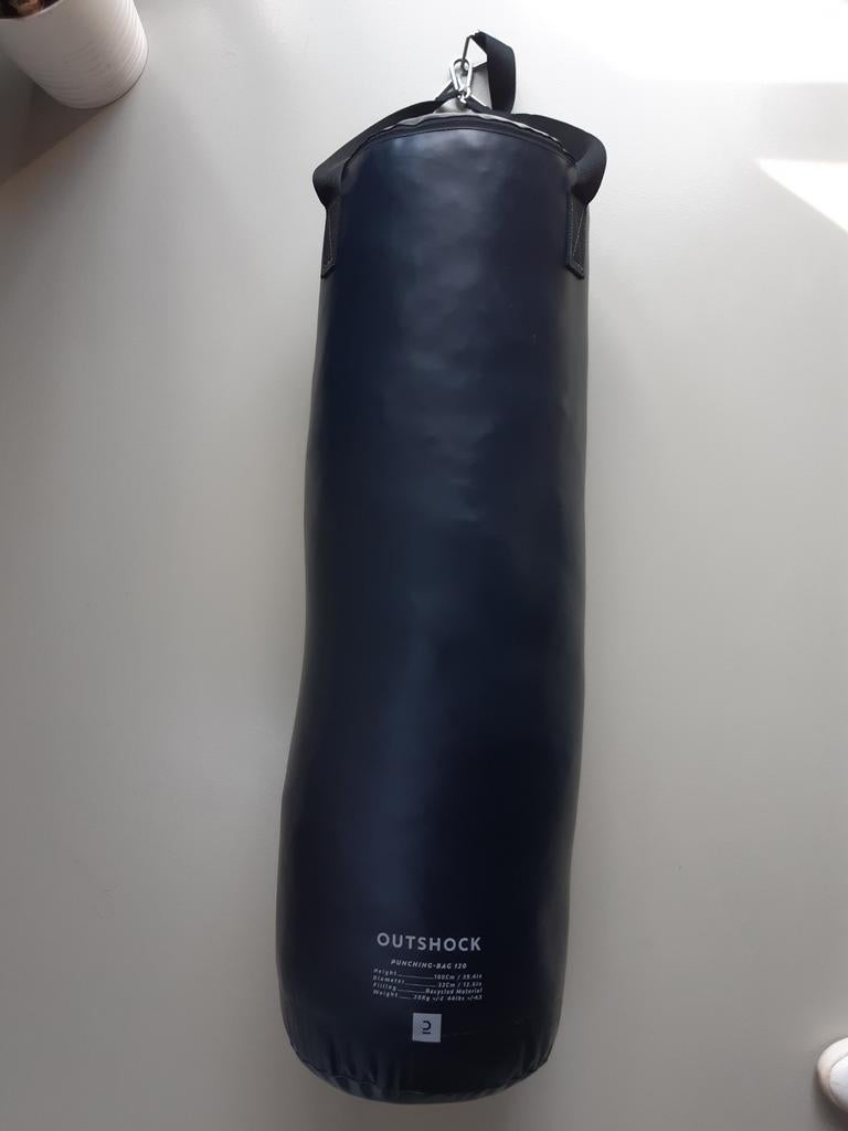 Outshock bokszak decathlon zwart, Enlèvement, Sac de boxe