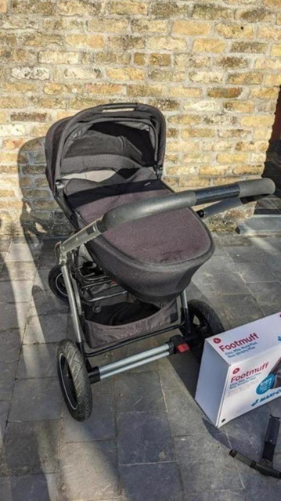 Wandelwagen, draagmand, voetenzak en accessoires, Ophalen, Gebruikt, Combiwagen, Verstelbare duwstang