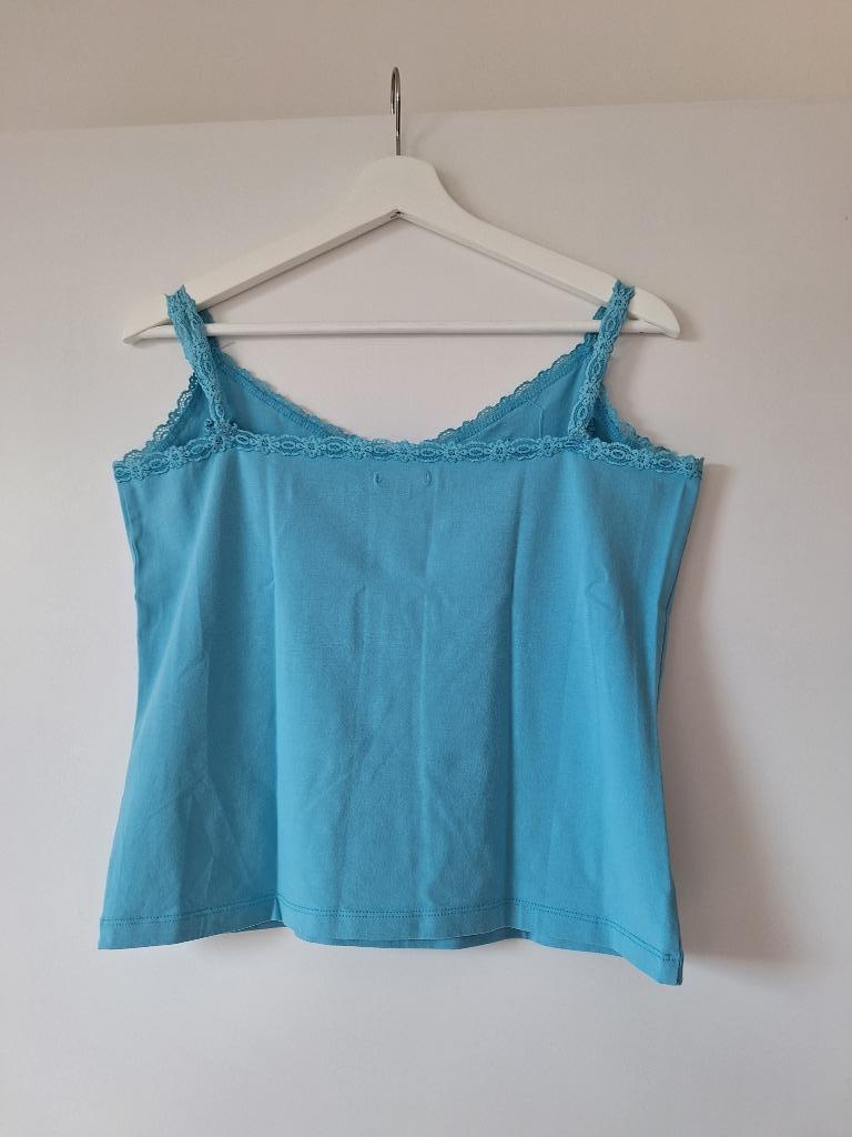 Lichtblauw topje La Gaviotta (maat 8), Blauw, Maat 42/44 (L), Ophalen of Verzenden, La Gaviotta