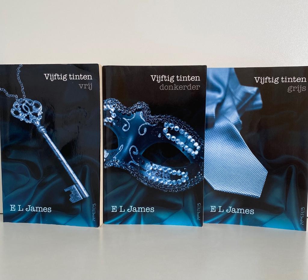 Vijftig Tinten-trilogie – E.L. James, Gelezen, België, E.L. James, Ophalen of Verzenden