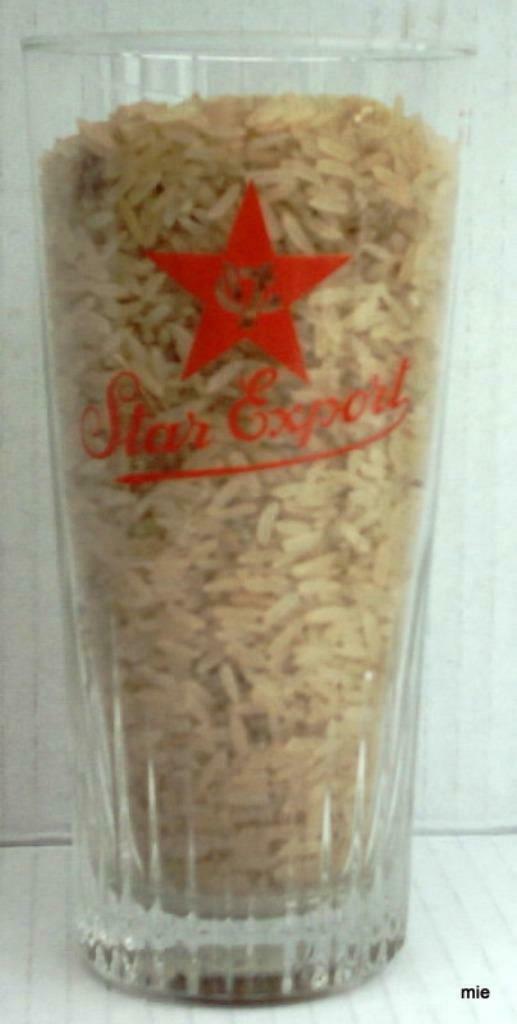 Bier brouwerij glas Excelsior export rood, Enlèvement ou Envoi, Comme neuf, Verre à bière