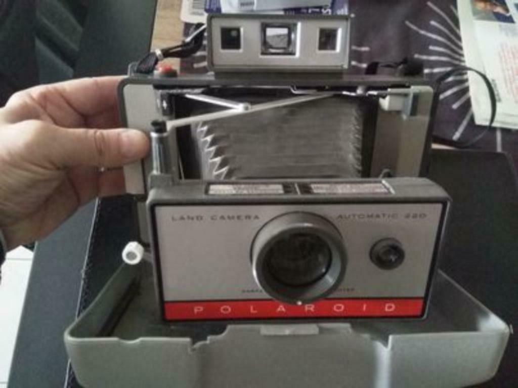 Polaroid camera model 220 antieke collectie, Ophalen of Verzenden, Gebruikt, Polaroid, Polaroid