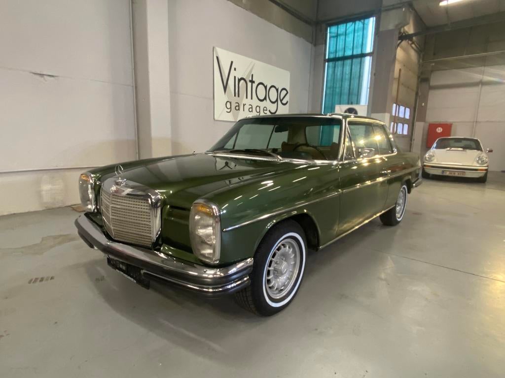 Mercedes Benz 280CE van 1972, Auto's, Mercedes-Benz, Bedrijf, Te koop, 200-Serie, Benzine, Coupé, 2 deurs, Automaat, Groen, Beige