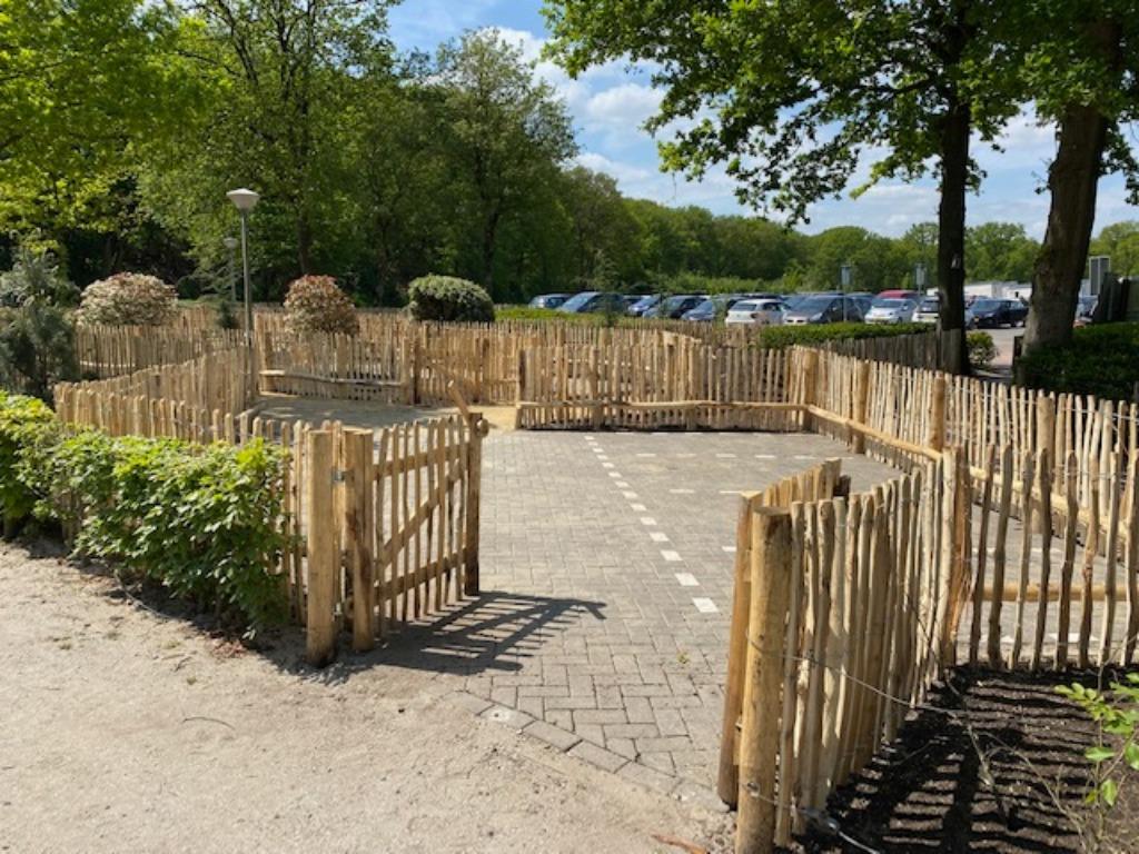 Houten tuinpoort kastanje tuinpoort schapenhek hekwerk, 100 tot 150 cm, 100 tot 150 cm, Nieuw, Ophalen of Verzenden