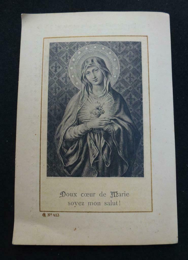 oud bidprentje  priesterwijding  Frans  De Coster 1907, Verzenden, Bidprentje