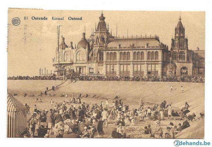 Ostende Oostende Kursaal, Verzenden, Gelopen, België en Luxemburg