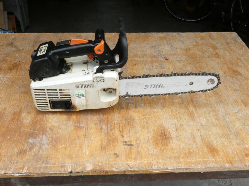 tronçonneuse Stihl MS020, Bricolage & Construction, Stihl, Tronçonneuse, Moins de 30 mm, Enlèvement