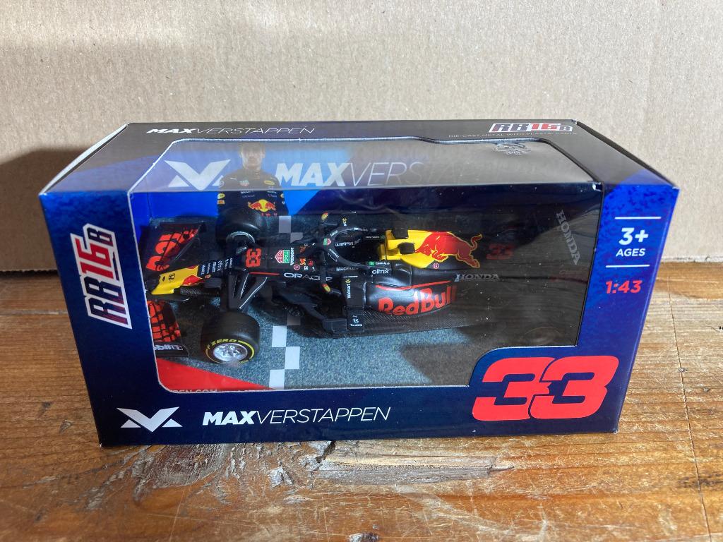 Max Verstappen 1:43 Burago 2021 Red Bull Racing RB16B, Verzamelen, Ophalen of Verzenden, Nieuw, Formule 1
