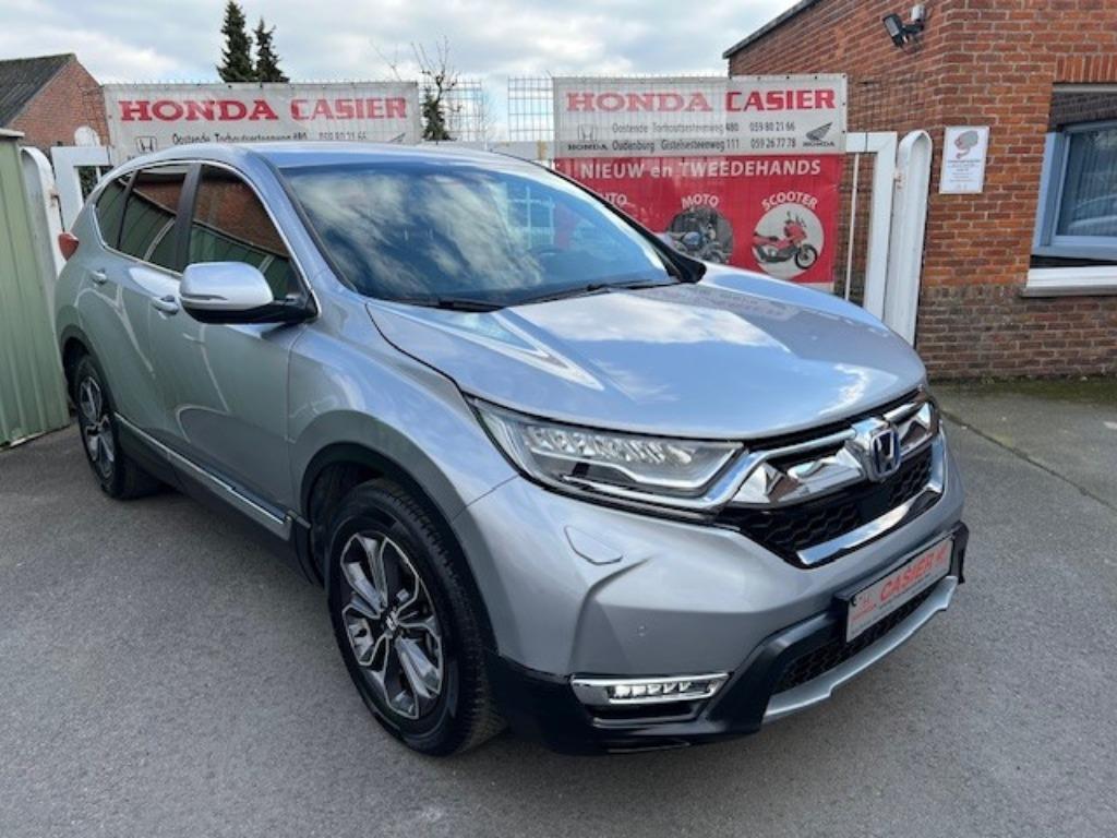 HONDA CR-V HYBRIDE ELEGANCE  AUTOMAAT, Autos, Honda, Argent ou Gris, Achat, Entreprise, 700 kg