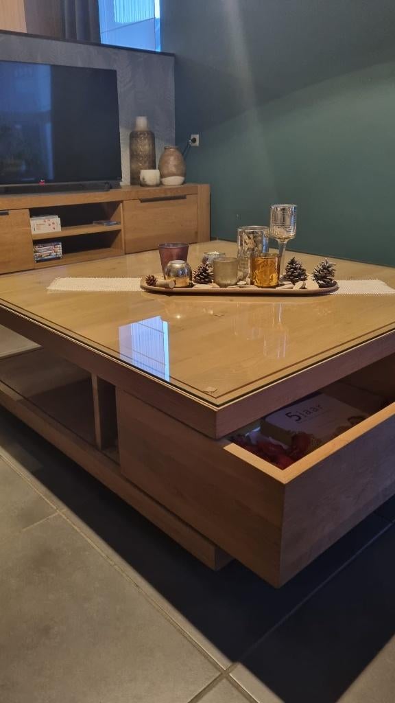 salontafel, Huis en Inrichting, Ophalen, 100 tot 150 cm, 50 tot 100 cm, Zo goed als nieuw