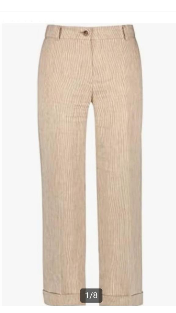 Gerry weber lange broek M 46, Kleding | Dames, Beige, Maat 46/48 (XL) of groter, Nieuw, Ophalen of Verzenden