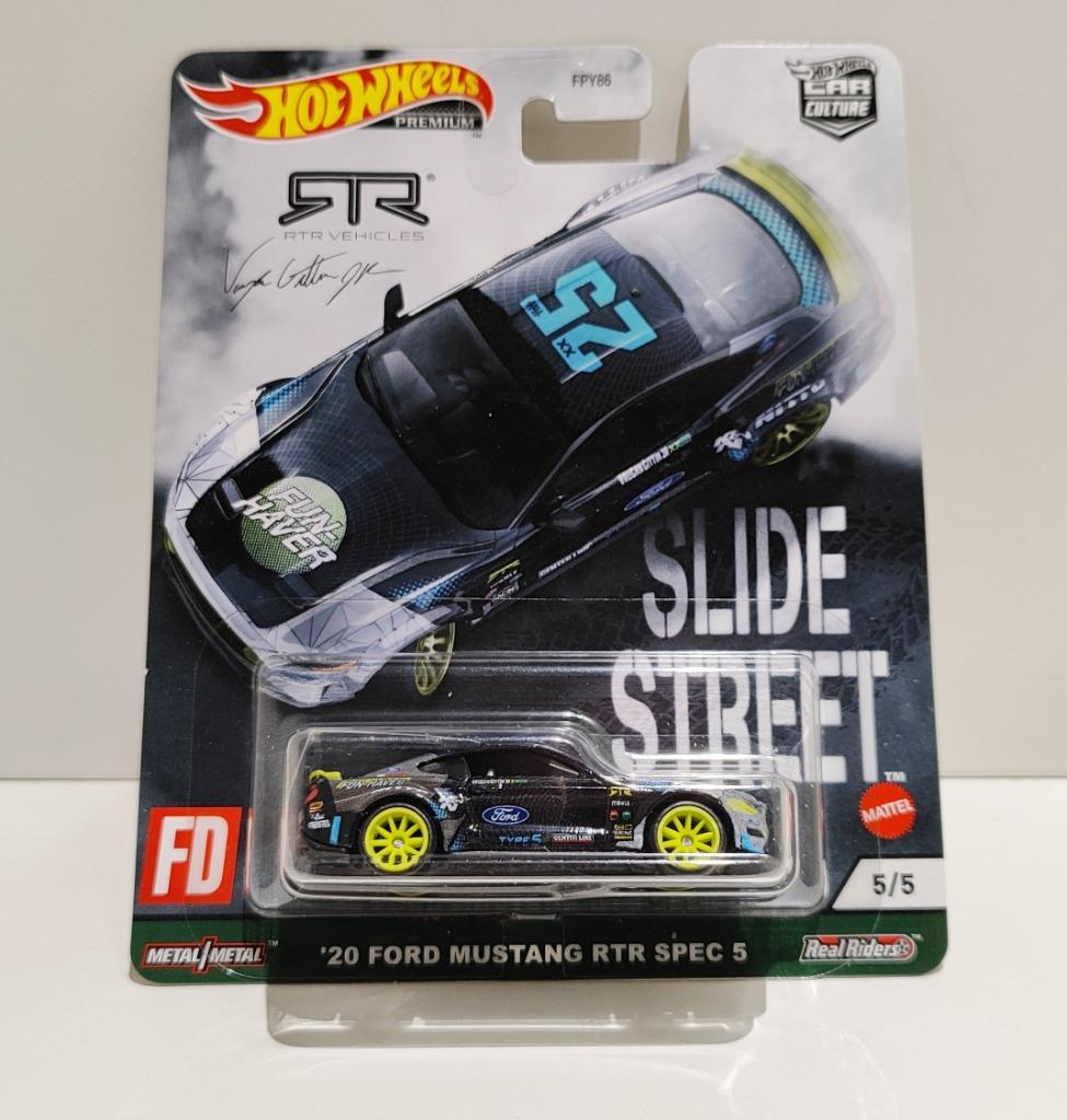 Hot Wheels '20 Ford Mustang RTR SPEC 5 Slide Street (2022), Hobby & Loisirs créatifs, Voitures miniatures | Échelles Autre, Enlèvement ou Envoi