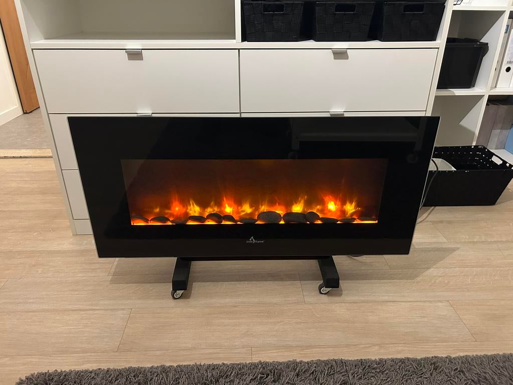 Sfeerhaard met verwarming, Ophalen, Zo goed als nieuw
