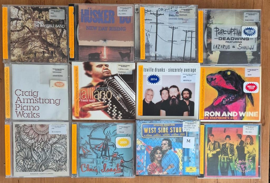 Lot van 10 gewezen bibliotheekcd's, Ophalen of Verzenden, Gebruikt