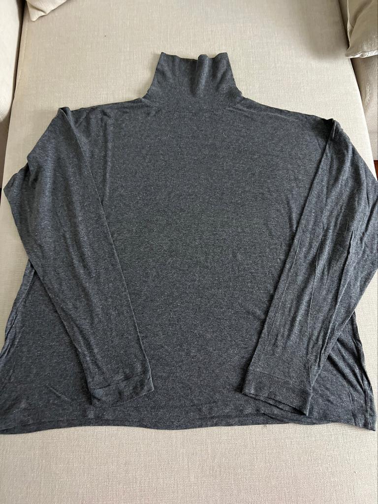 Pull col roulé homme taille XL, Comme neuf, Taille 56/58 (XL), Gris
