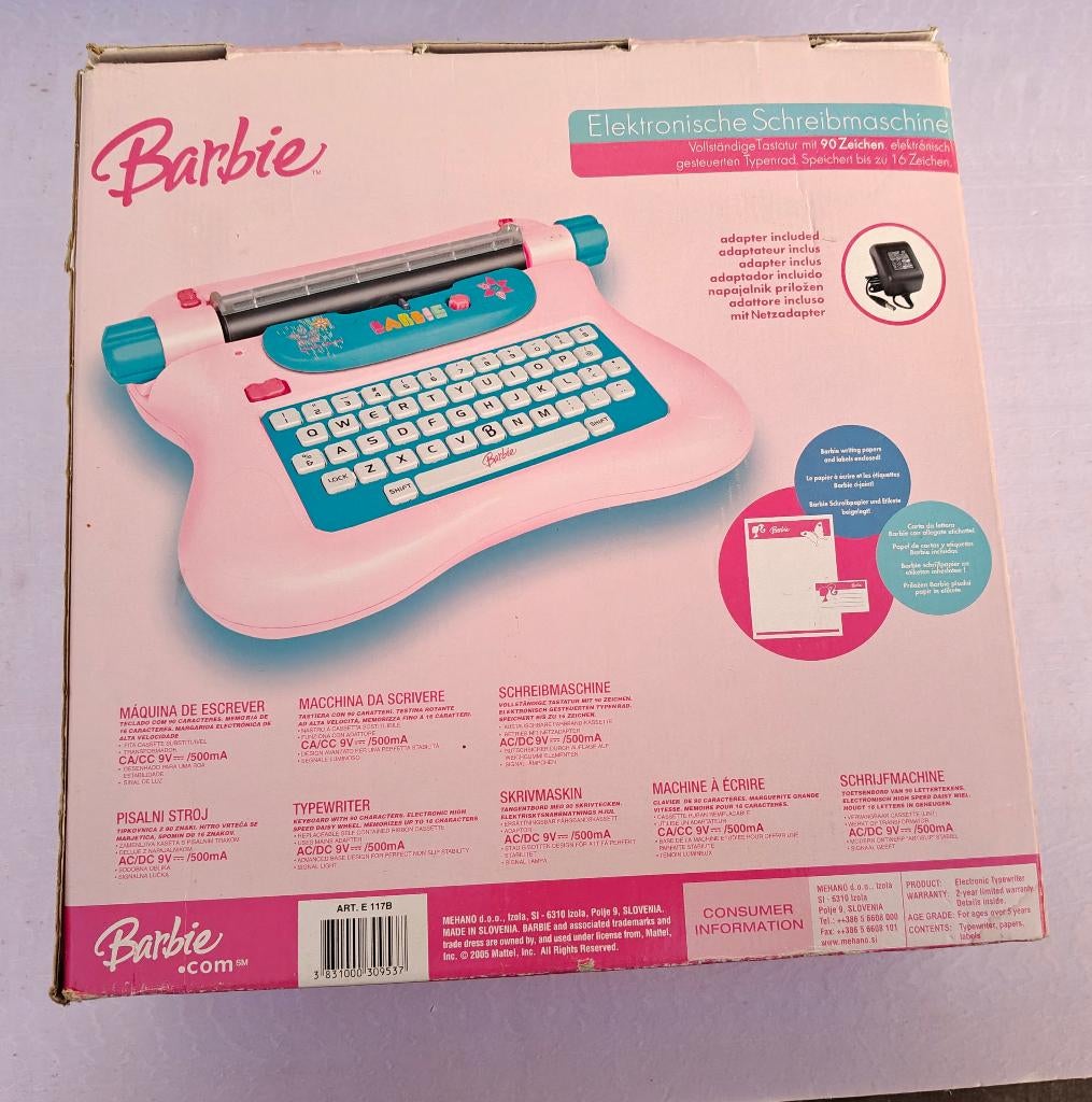 Machine à écrire électronique Mattel Barbie, Enlèvement ou Envoi, Utilisé, Barbie