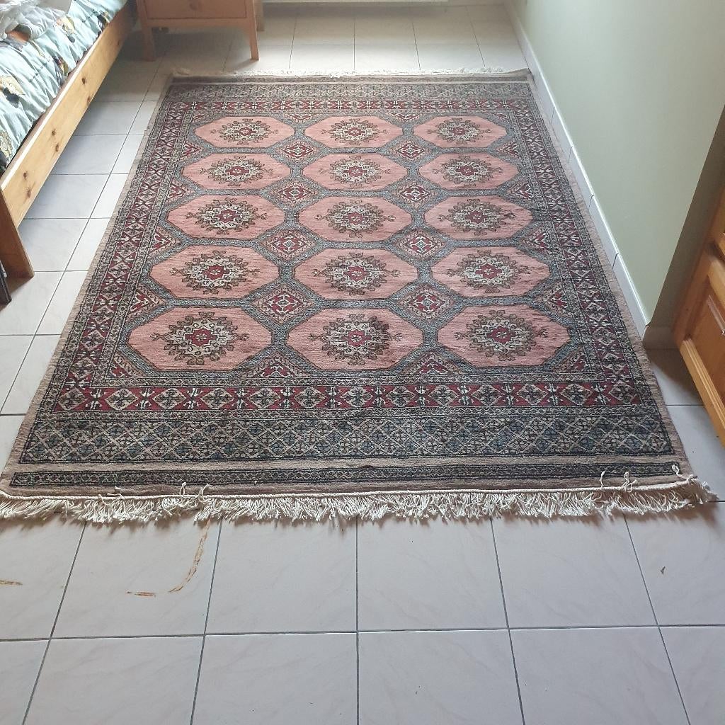 Oriëntaals wollen tapijt – handgeknoopt – Bokhara Pakistan, Ophalen