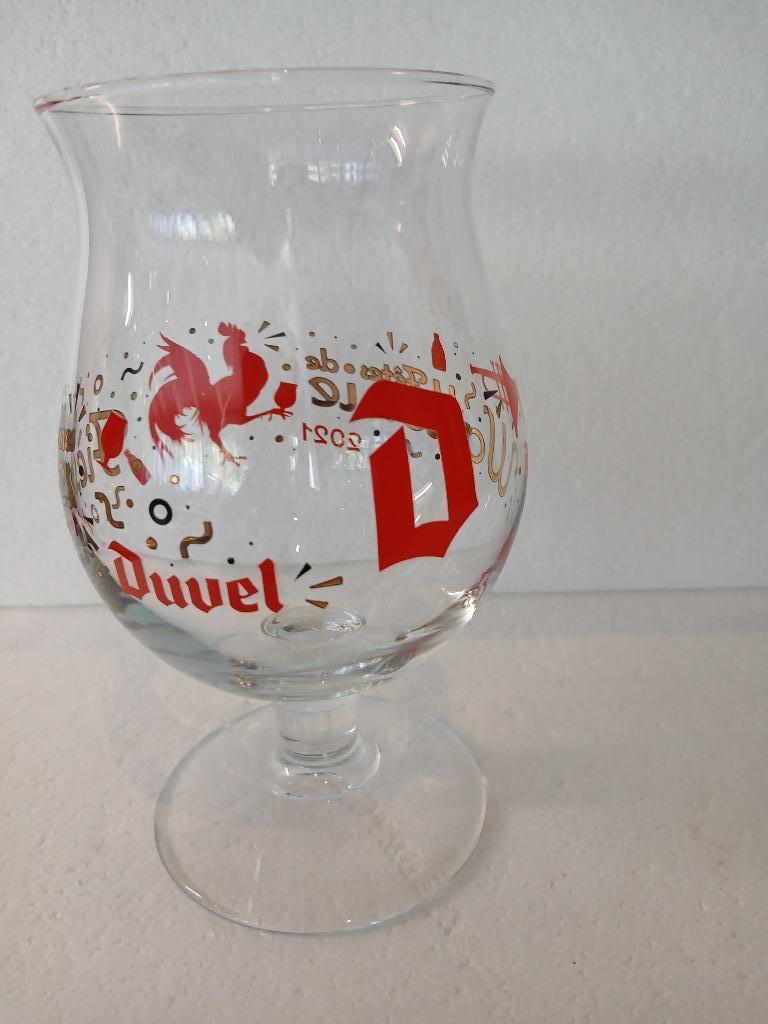 Verre sur pied DUVEL FETES DE WALLONIE 2021 en parfait état, Enlèvement ou Envoi, Neuf, Verre ou Verres, Duvel