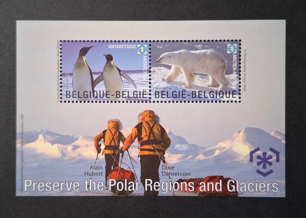 België: OBP 3887/88 ** Noord- en zuidpool 2008., Postzegels en Munten, Postzegels | Europa | België, Frankeerzegel, Ophalen of Verzenden