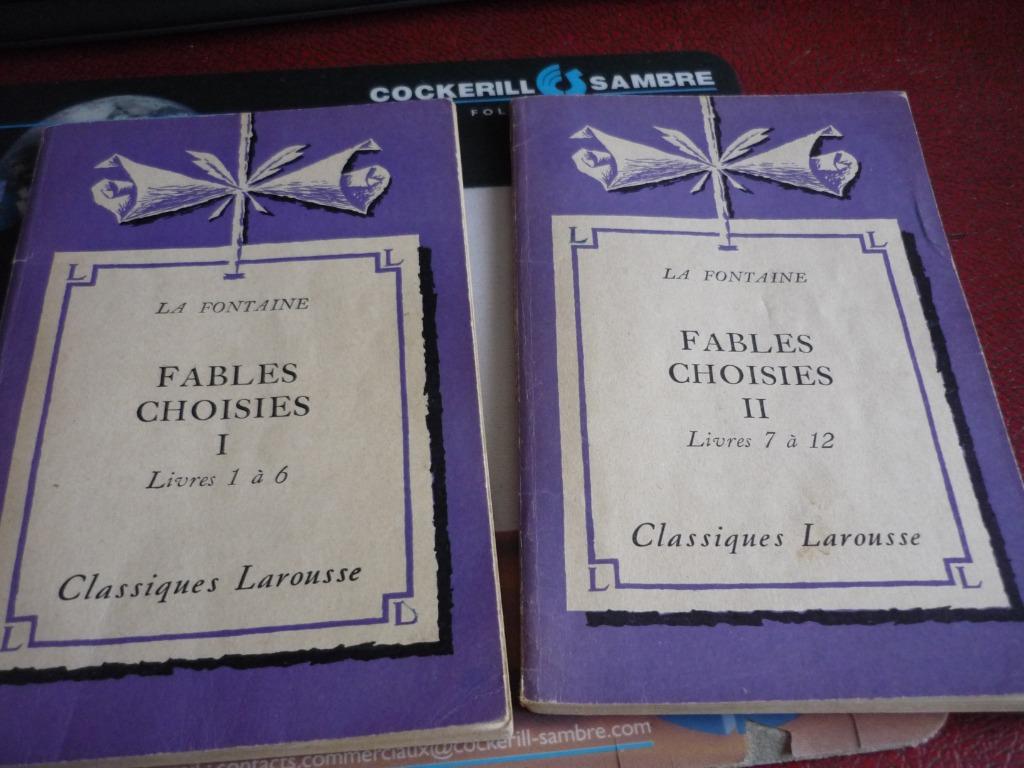 Livres scolaires classiques Larousse - Jean De La Fontaine, Enlèvement ou Envoi, Utilisé, Secondaire, Larousse
