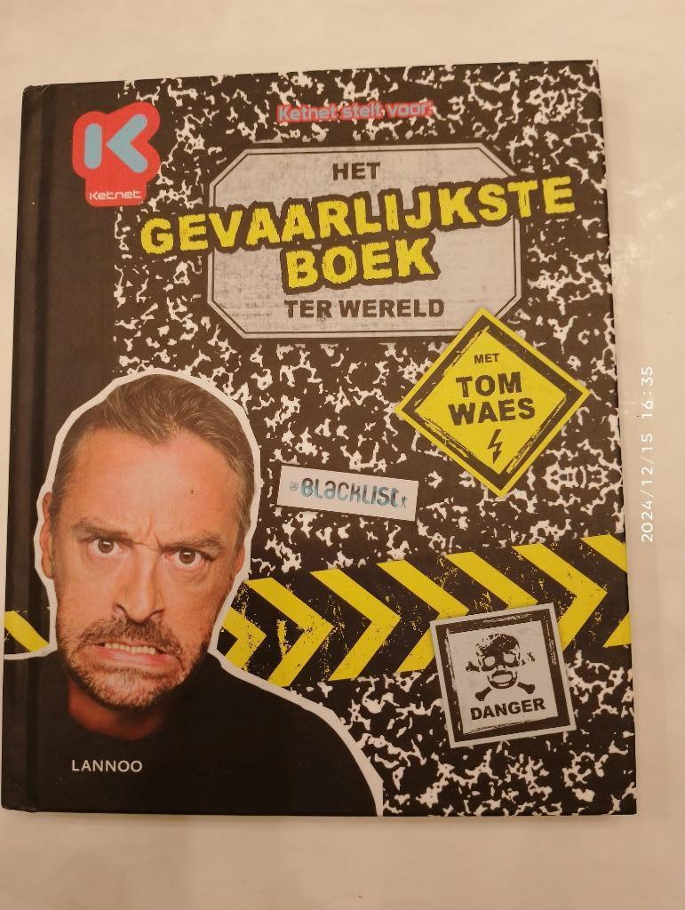 Tom Waes presenteert: het gevaarlijkste boek ter wereld,m, Ophalen of Verzenden, Nieuw, Ketnet