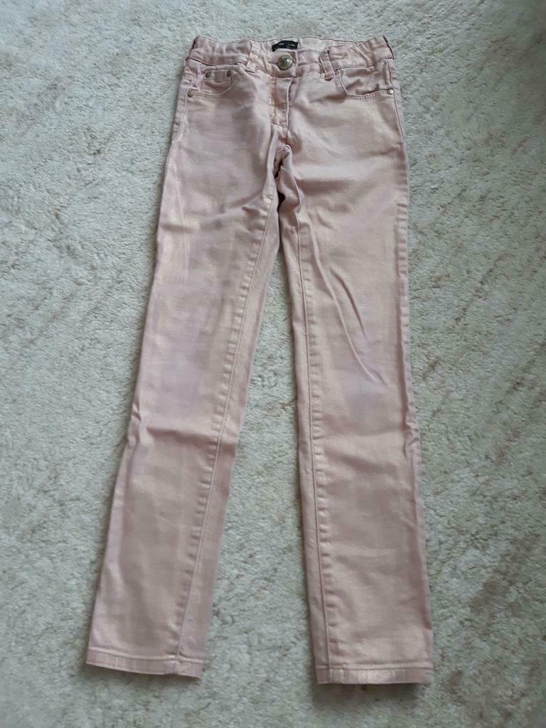 Broek JBC m. 140 zalm-goudkleurig., Kinderen en Baby's, Kinderkleding | Maat 140, Ophalen of Verzenden, Gebruikt, JBC, Broek