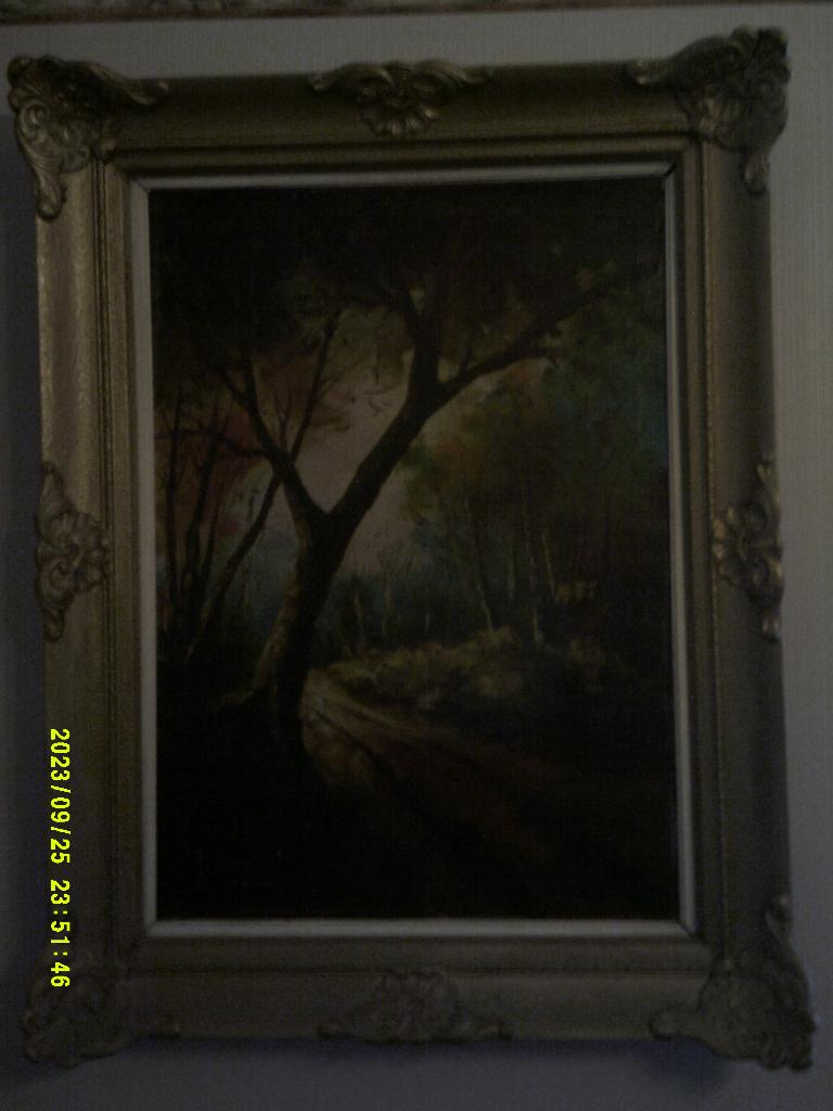 Zeer mooi schilderij gesigneerd op canvas, Antiek en Kunst, Kunst | Schilderijen | Klassiek, Ophalen