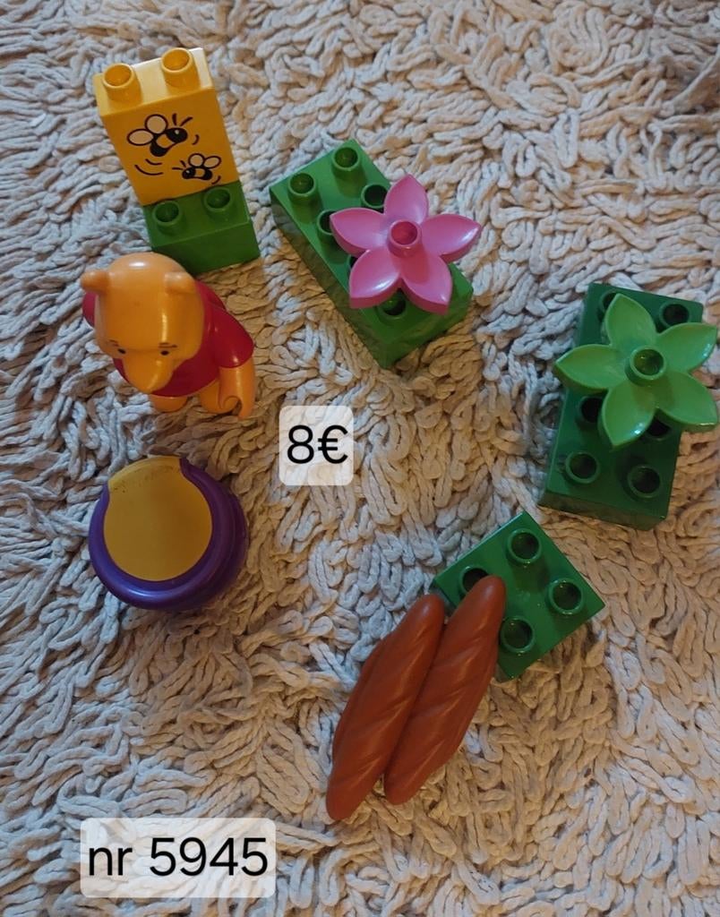 Lego duplo Winnie the Pooh set picknick set nr 5945, Enlèvement ou Envoi, Comme neuf, Duplo