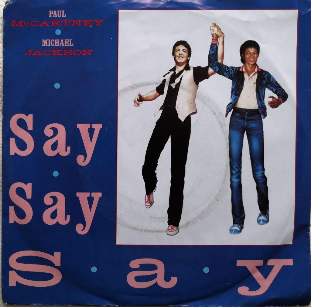 PAUL McCARTNEY & MICHAEL JACKSON - Say say say (single), Enlèvement ou Envoi, Utilisé, Pop