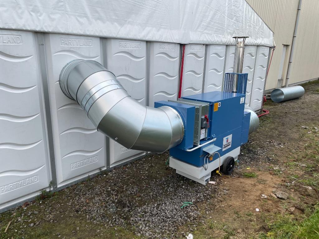 Mobiele Verwarming Technoclima MB-serie Te koop en Te Huur, Ophalen, Nieuw, Kachel, Hoog rendement (Hr)
