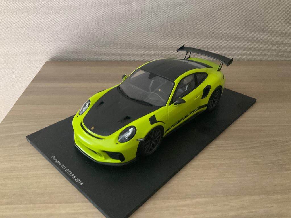 1/18 spark Porsche 911 (991.2) gt3 rs, Ophalen of Verzenden, Zo goed als nieuw, Auto