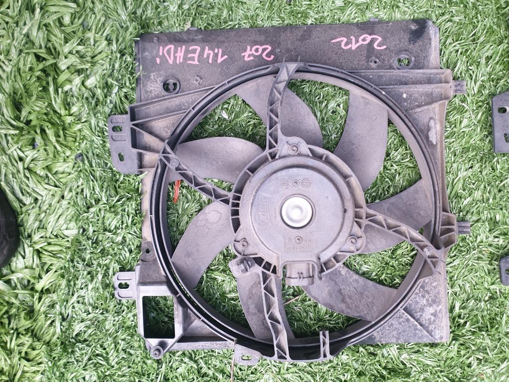 Ventilateur moteur PEUGEOT 207 2010 1.4 HDI avec support 1L4, Enlèvement, Peugeot