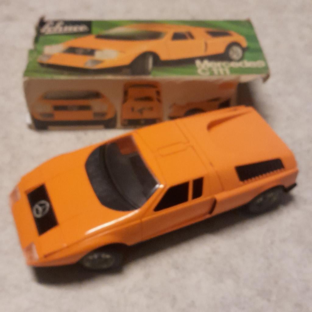 Vintage Schuco modelauto Mercedes c111, Verzenden, Auto