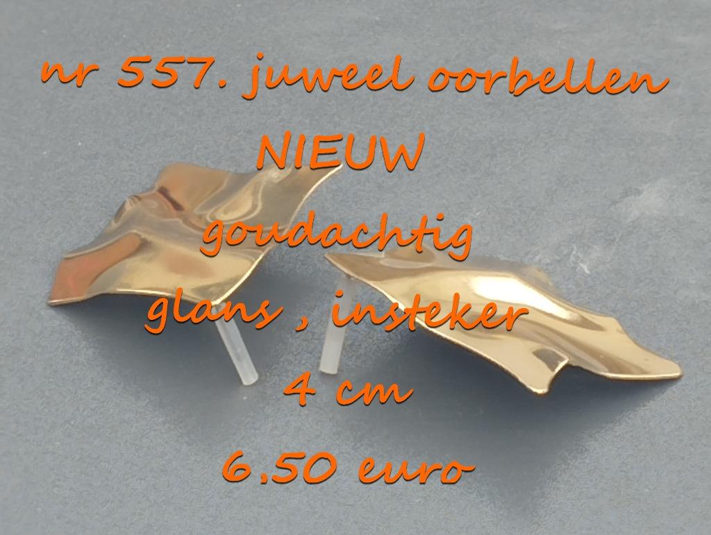 557. Juweel : oorbellen , NIEUW ,  verzending inbegrepen, Overige materialen, Verzenden, Nieuw, Knopjes of Stekers