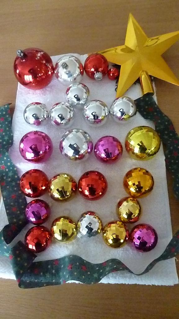 VINTAGE LOT BOULES DE NOEL * ETOILE *, Divers, Enlèvement ou Envoi, Utilisé