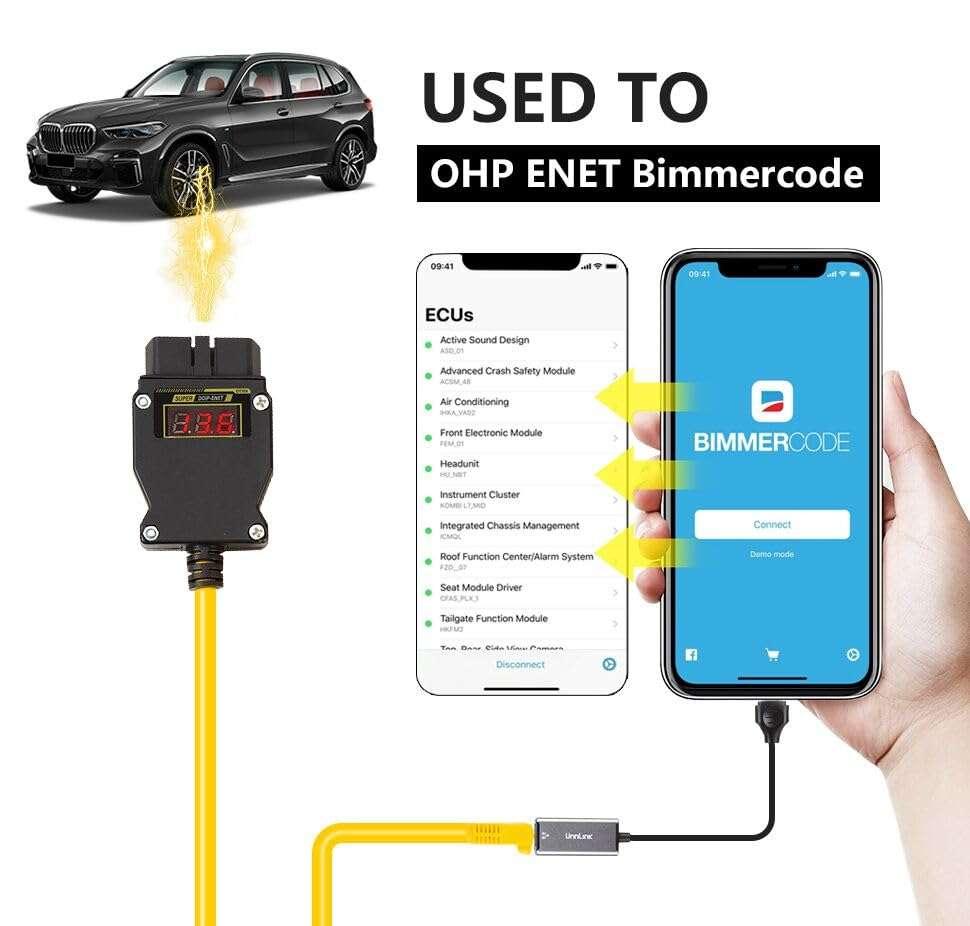 BMW MINI ISTA + GODIAG GT109 ENET DoiP kabel 2026, Auto diversen, Autogereedschap, Nieuw, Ophalen of Verzenden