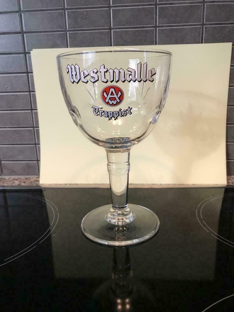 Verre à bière Trappist de Westmalle, Collections, Marques de bière, Enlèvement ou Envoi, Comme neuf, Verre ou Verres, Autres marques
