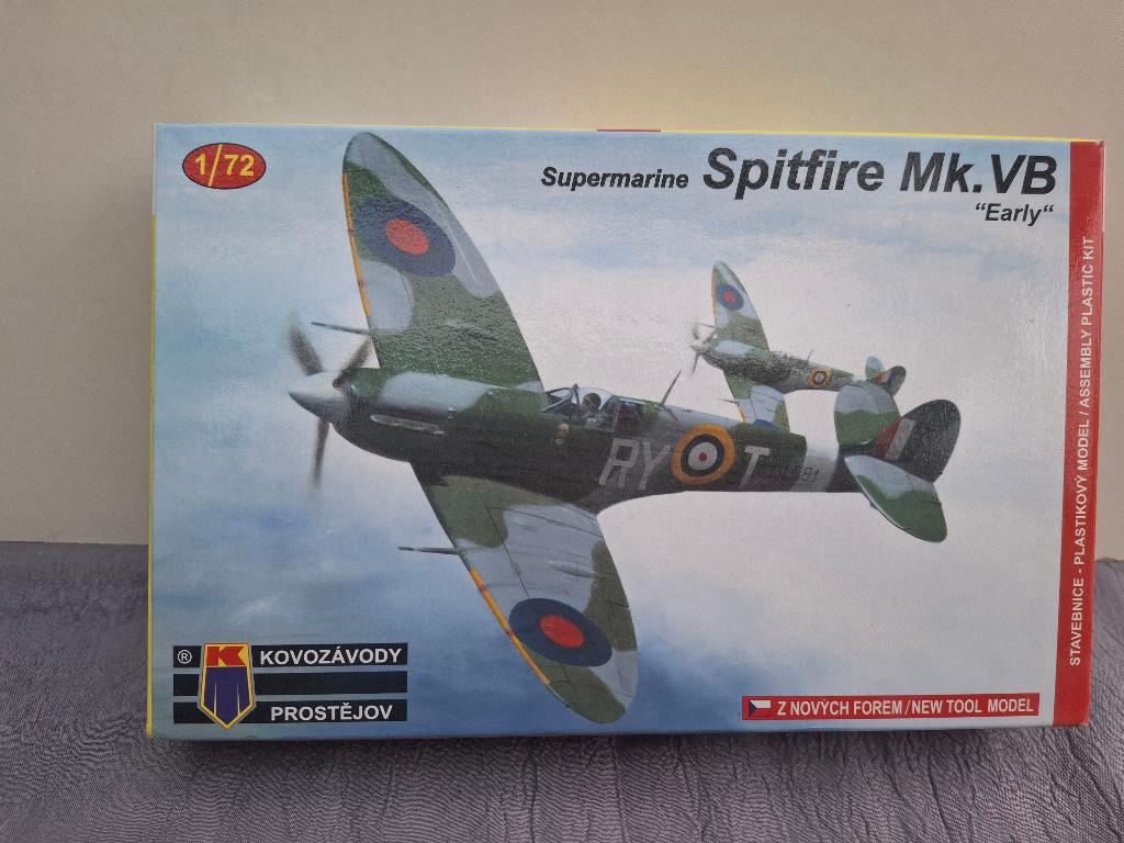 KPM Supermarine Spitfire Mk. Vliegtuigmodel VB „Early” 1/72, Hobby en Vrije tijd, Overige merken, 1:72 tot 1:144, Nieuw, Ophalen of Verzenden