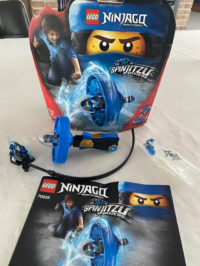 Lego Ninjago Spinjitzumeester Jay 70635, Enlèvement ou Envoi, Comme neuf, Ensemble complet, Lego