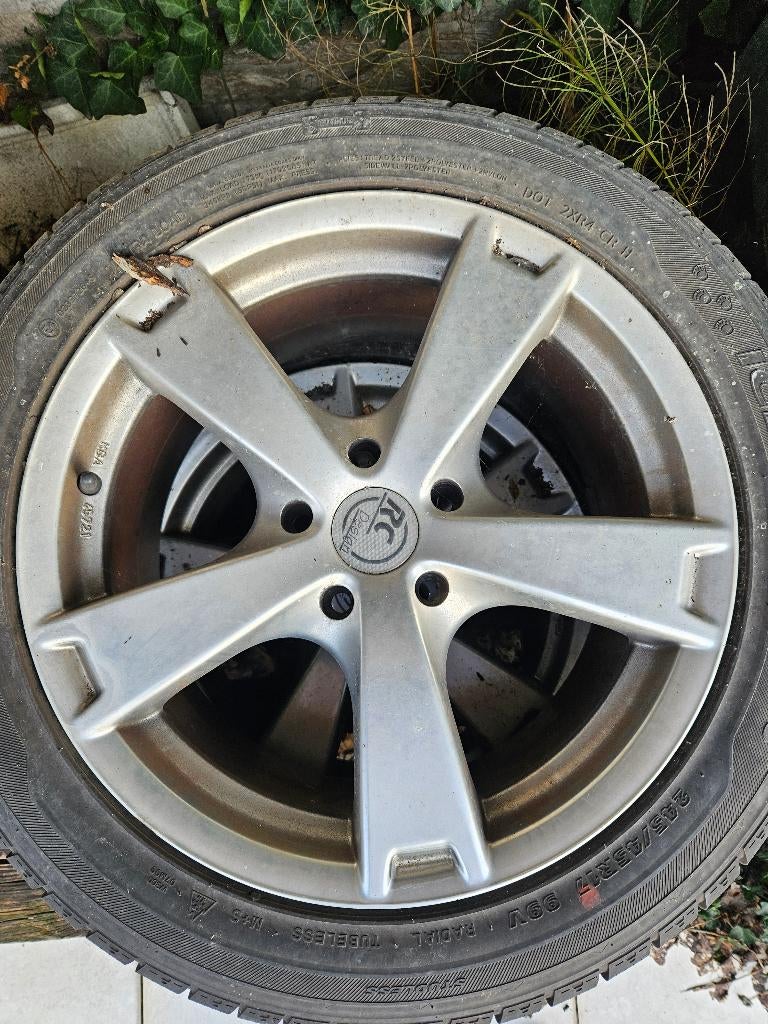 autoband 245/45  met velg, 245 mm, Véhicule de tourisme, Enlèvement, Utilisé