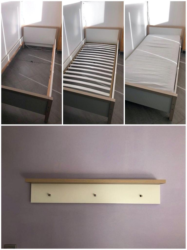 Un lit ado 90/200cm, Enlèvement, Comme neuf, Matelas
