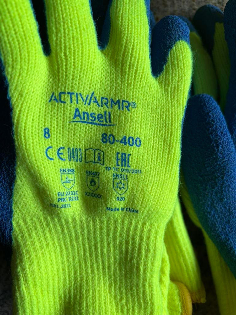 Winter werkhandschoenen 7 paar, Ophalen of Verzenden, Nieuw