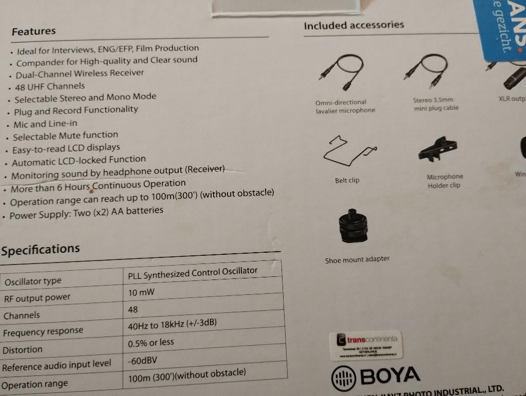 Micro Boya, Muziek en Instrumenten, Ophalen, Nieuw, Overige typen