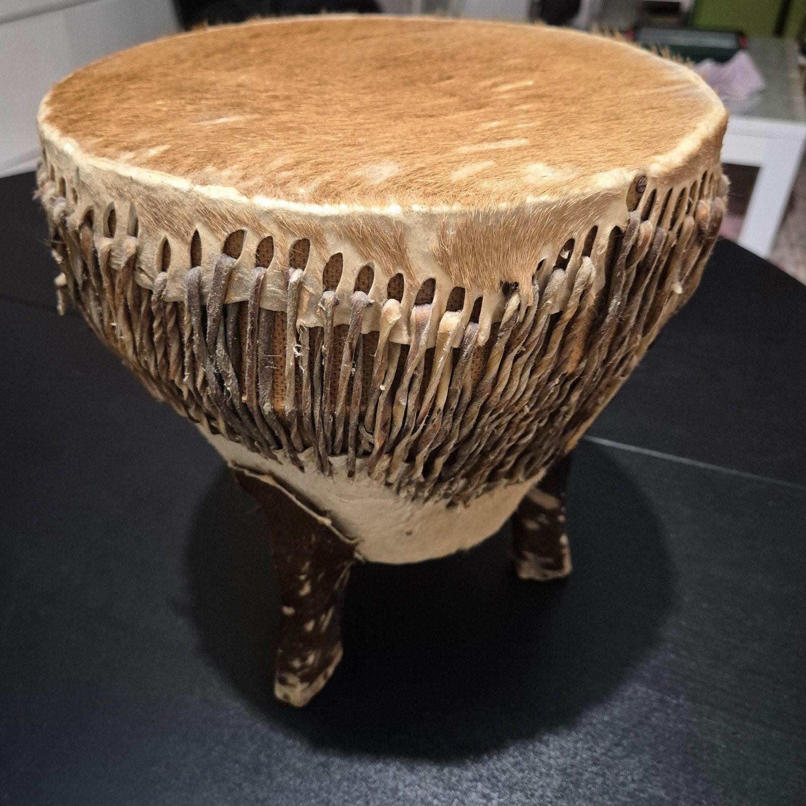 Vintage Afrikaanse drum, Muziek en Instrumenten, Percussie, Ophalen