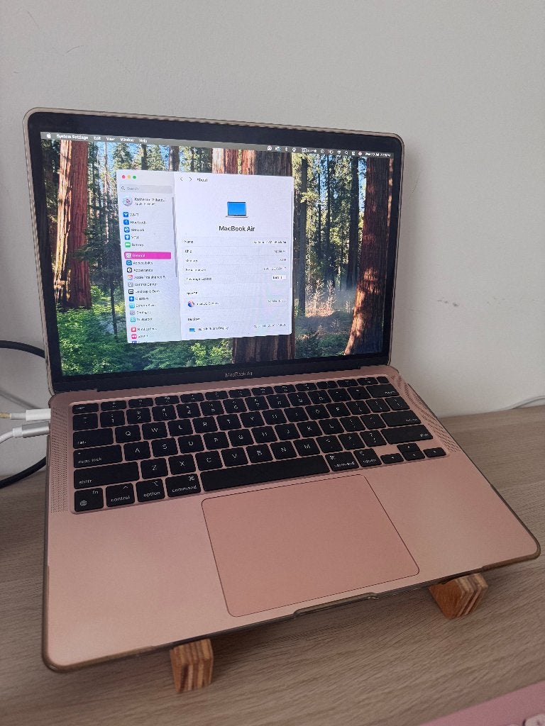MacBook Air 13 pouces (M1, 2020) - Rose - 8 GB RAM/256 GB, 256 GB, Qwerty, Comme neuf, MacBook Air