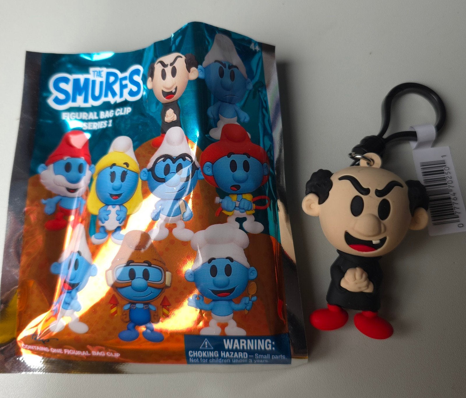 Porte-clé figurine Gargamel Schtroumpf neuf, Verzamelen, Smurfen, Verzenden, Nieuw, Gargamel, Poppetje, Figuurtje of Knuffel